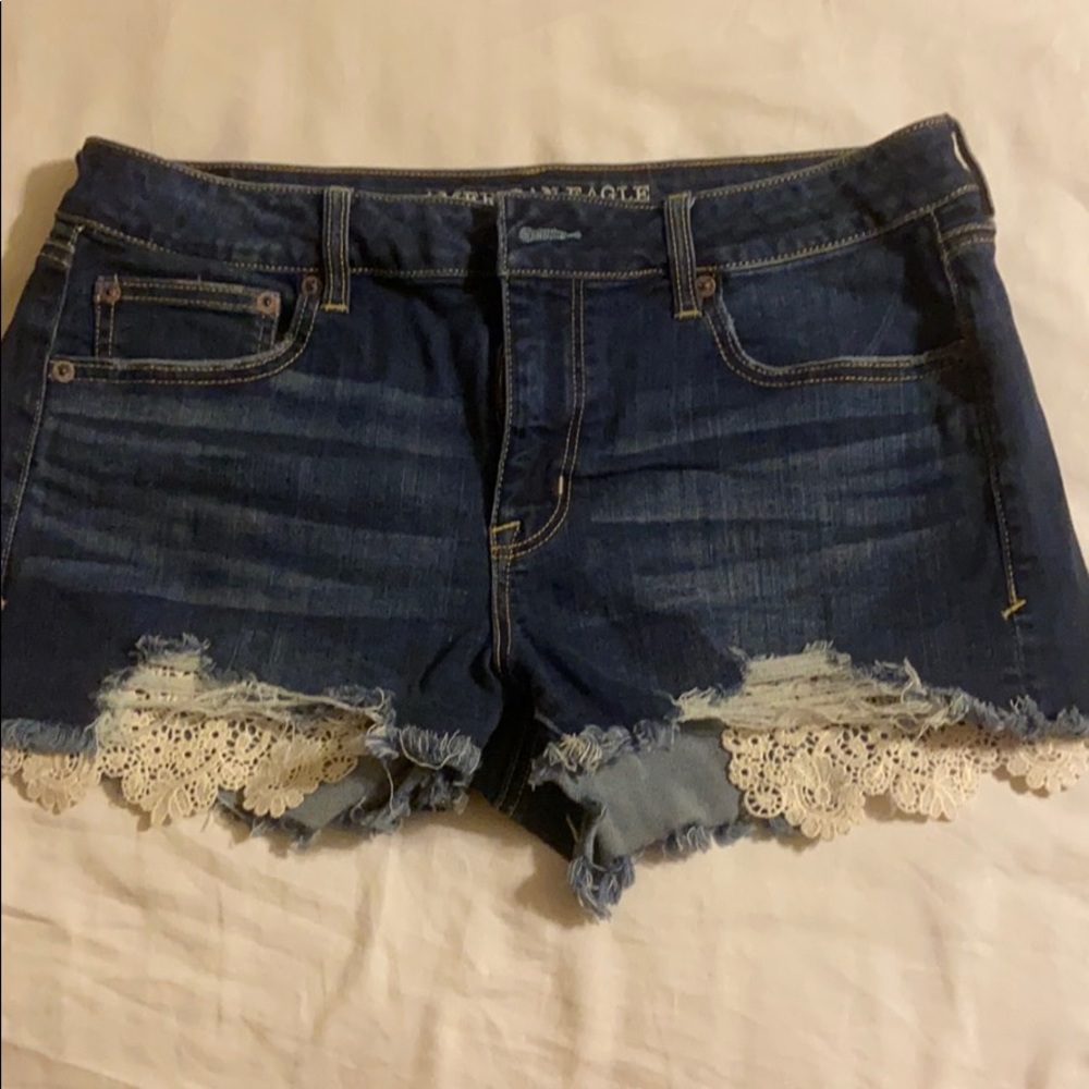 American eagle jean shorts